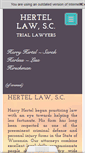 Mobile Screenshot of hertellaw.com